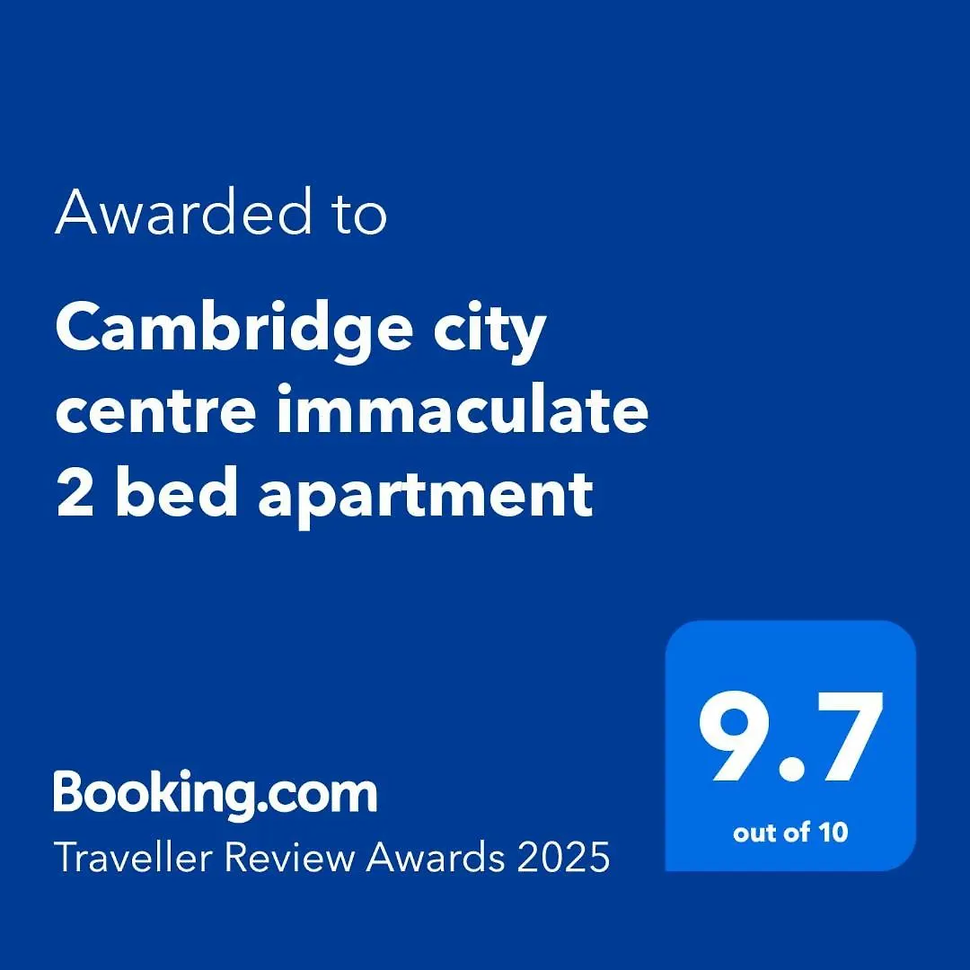 Cambridge City Centre Immaculate 2 Bed Apartment